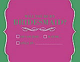 Front View Thumbnail - American Beauty & Juniper Will You Be My Bridesmaid Card - Checkbox