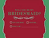 Front View Thumbnail - Barcelona & Juniper Will You Be My Bridesmaid Card - Checkbox