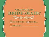 Front View Thumbnail - Clementine & Juniper Will You Be My Bridesmaid Card - Checkbox