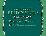 Front View Thumbnail - Emerald & Juniper Will You Be My Bridesmaid Card - Checkbox