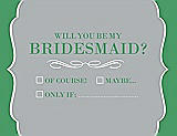 Front View Thumbnail - Frost & Juniper Will You Be My Bridesmaid Card - Checkbox