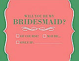 Front View Thumbnail - Ginger & Juniper Will You Be My Bridesmaid Card - Checkbox