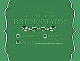 Front View Thumbnail - Ivy & Juniper Will You Be My Bridesmaid Card - Checkbox