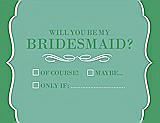 Front View Thumbnail - Meadow & Juniper Will You Be My Bridesmaid Card - Checkbox