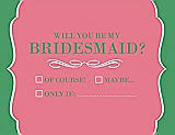 Front View Thumbnail - Nectar & Juniper Will You Be My Bridesmaid Card - Checkbox