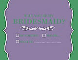 Front View Thumbnail - Passion & Juniper Will You Be My Bridesmaid Card - Checkbox