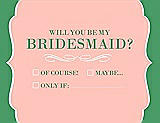 Front View Thumbnail - Primrose & Juniper Will You Be My Bridesmaid Card - Checkbox