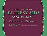 Front View Thumbnail - Ruby & Juniper Will You Be My Bridesmaid Card - Checkbox