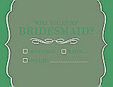 Front View Thumbnail - Sage & Juniper Will You Be My Bridesmaid Card - Checkbox