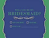 Front View Thumbnail - Sailor & Juniper Will You Be My Bridesmaid Card - Checkbox