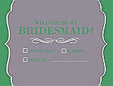 Front View Thumbnail - Shadow & Juniper Will You Be My Bridesmaid Card - Checkbox