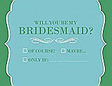 Front View Thumbnail - Spa & Juniper Will You Be My Bridesmaid Card - Checkbox