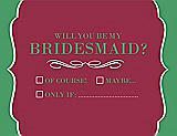Front View Thumbnail - Valentine & Juniper Will You Be My Bridesmaid Card - Checkbox