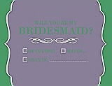 Front View Thumbnail - Wisteria & Juniper Will You Be My Bridesmaid Card - Checkbox