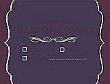 Front View Thumbnail - Violet & Italian Plum Will You Be My Maid of Honor Card - Checkbox