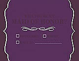 Front View Thumbnail - African Violet & Italian Plum Will You Be My Maid of Honor Card - Checkbox