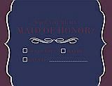 Front View Thumbnail - Blueberry & Italian Plum Will You Be My Maid of Honor Card - Checkbox