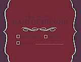 Front View Thumbnail - Burgundy & Italian Plum Will You Be My Maid of Honor Card - Checkbox