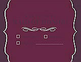 Front View Thumbnail - Ruby & Italian Plum Will You Be My Maid of Honor Card - Checkbox