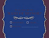 Front View Thumbnail - Sapphire & Italian Plum Will You Be My Maid of Honor Card - Checkbox