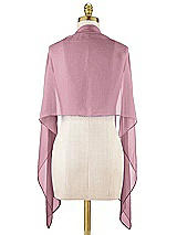 Alt View 1 Thumbnail - Dusty Pink Lux Chiffon Stole