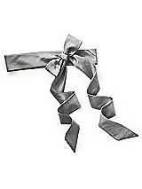 Rear View Thumbnail - Quarry Dupioni Flower Girl Sash