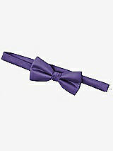 Side View Thumbnail - Regalia - PANTONE Ultra Violet Yarn-Dyed Boy's Bow Tie by After Six