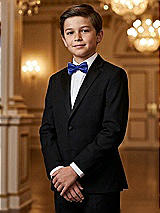 Alt View 1 Thumbnail - Cobalt Blue Yarn-Dyed Boy's Bow Tie by After Six