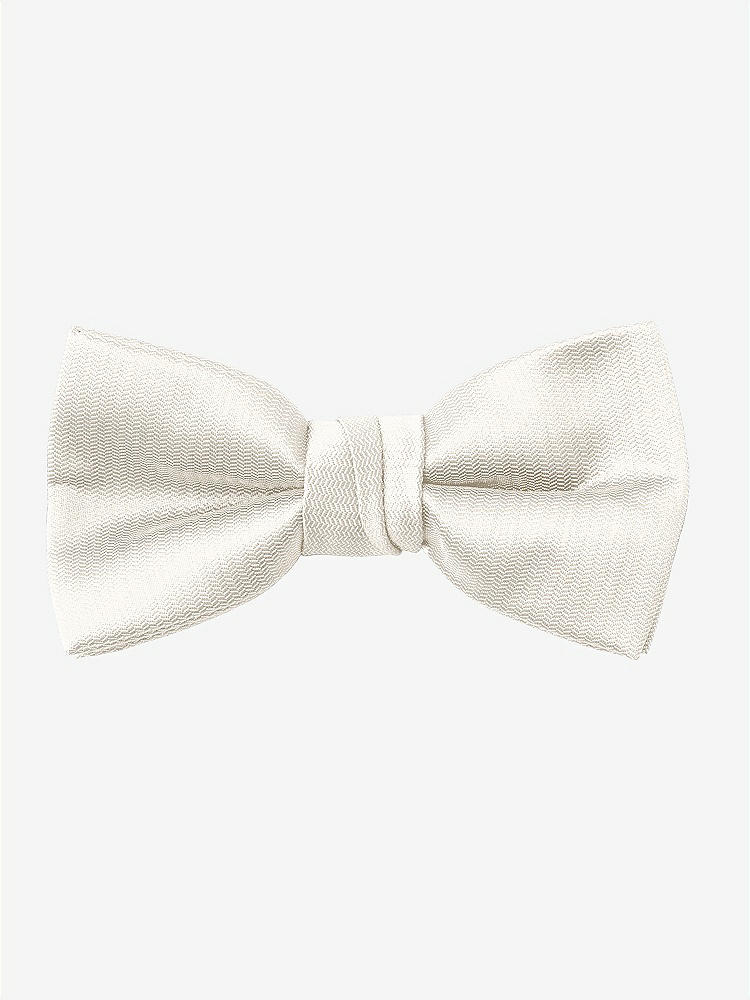 Front View - Ivory Yarn-Dyed Boy's Bow Tie by After Six