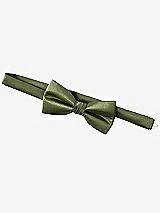 Side View Thumbnail - Olive Green Yarn-Dyed Boy's Bow Tie by After Six