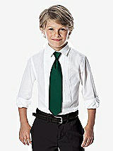 Front View Thumbnail - Hunter Green Yarn-Dyed Boy's Slider Tie by After Six