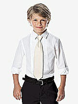 Front View Thumbnail - Ivory Yarn-Dyed Boy's Slider Tie by After Six