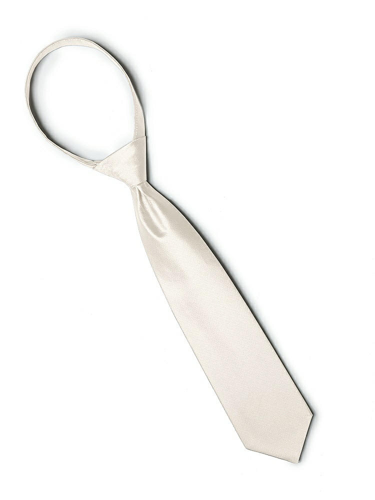 Back View - Ivory Yarn-Dyed Boy's Slider Tie by After Six