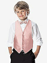 Front View Thumbnail - Rose Yarn-Dyed Boy's Backless Vest by After Six