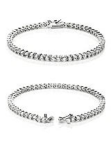 Front View Thumbnail - Cubic Zirconia CZ Tennis Bracelet
