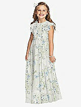 Front View Thumbnail - Bleu Garden Flower Girl Dress FL4038