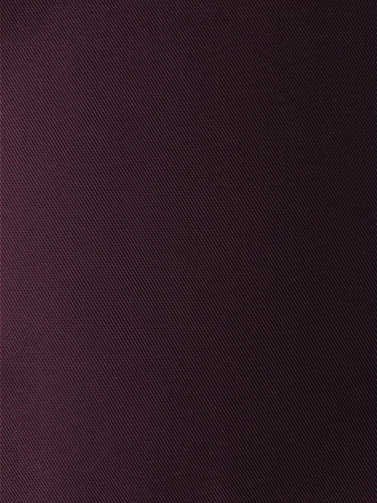 Front View - Deep Plum Satin Twill Fabric by the Yard