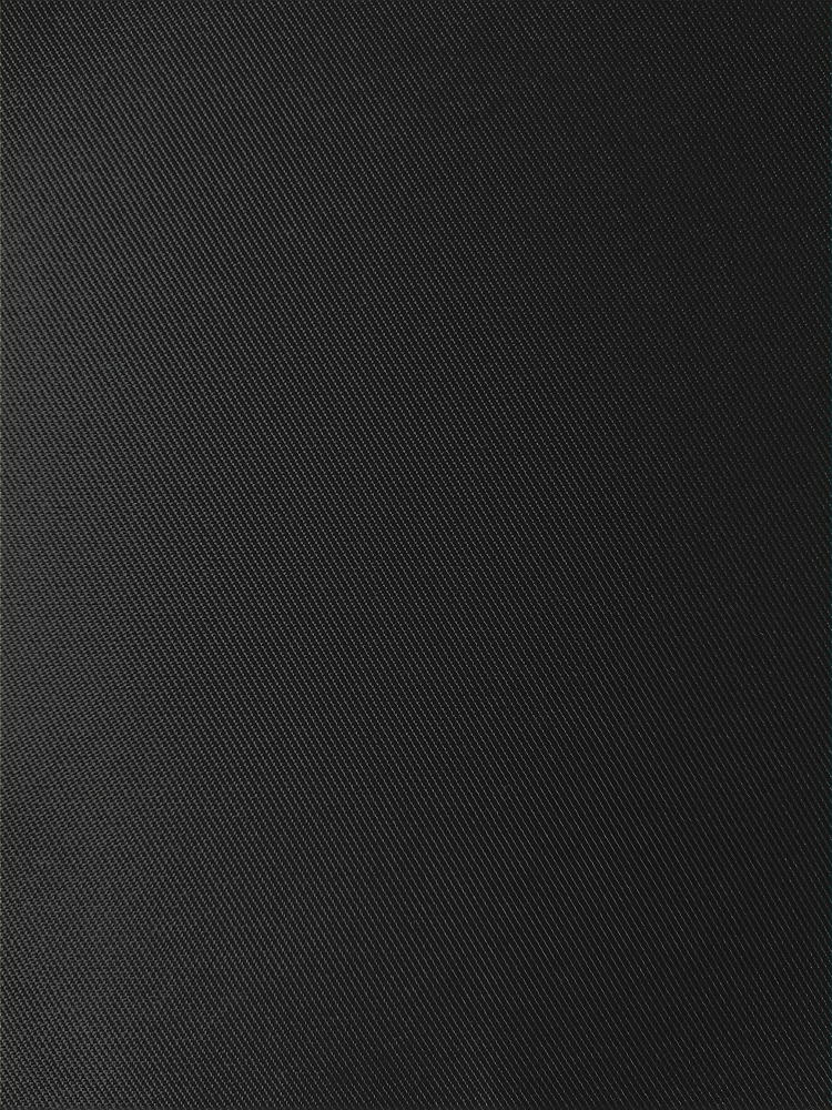 Front View - Black Satin Twill Fabric by the Yard