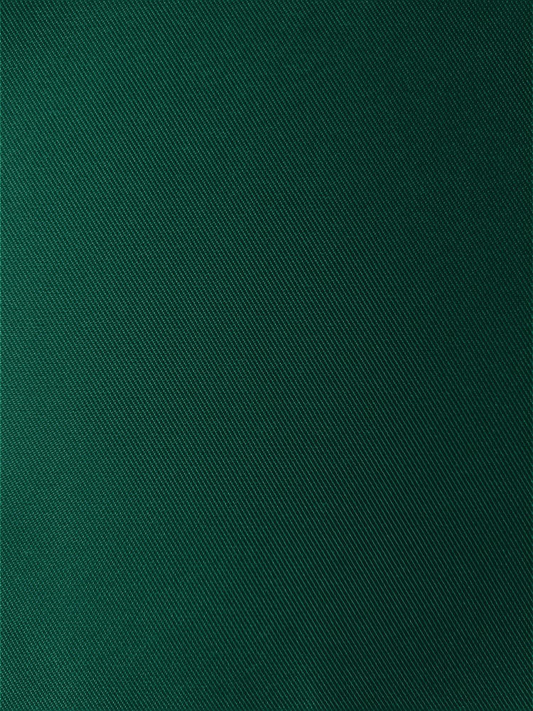 Front View - Hunter Green Satin Twill Fabric by the Yard