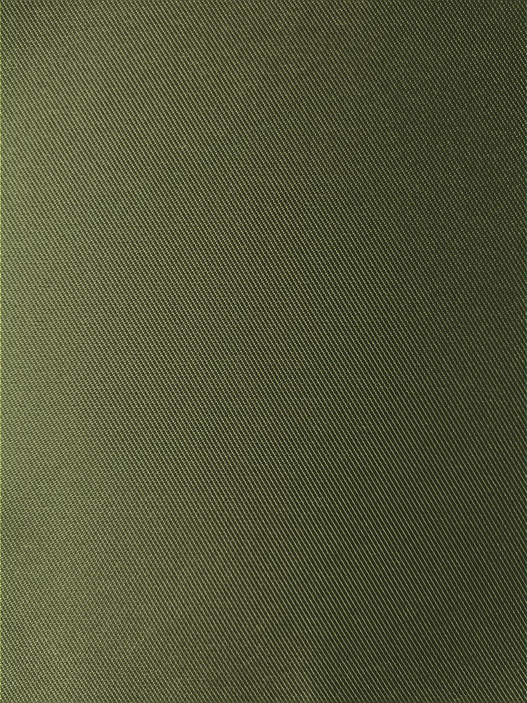 Front View - Olive Green Satin Twill Fabric by the Yard