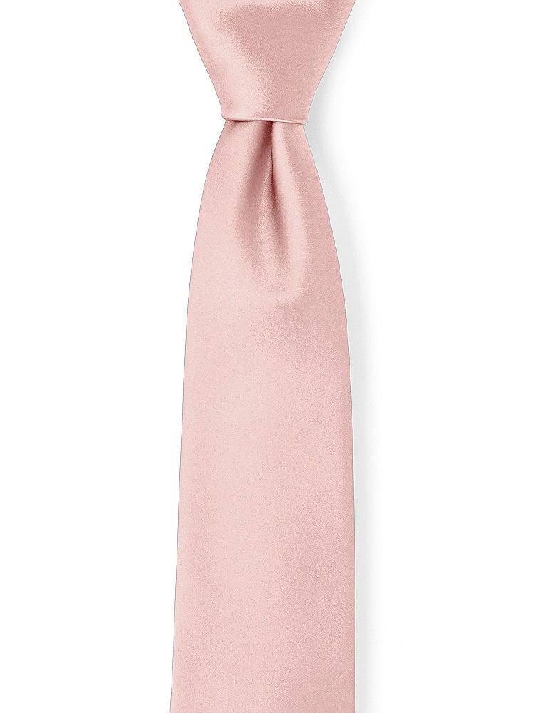 Front View - Rose Matte Satin Neckties by After Six