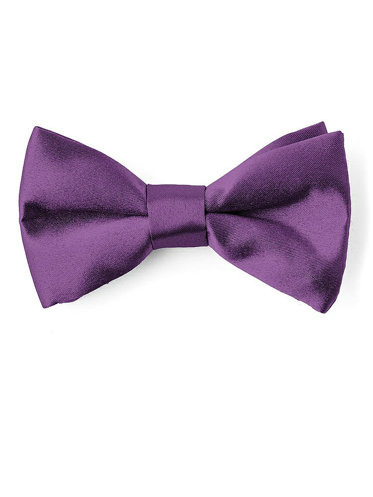 Front View - African Violet Matte Satin Boy's Clip Bow Tie by After Six