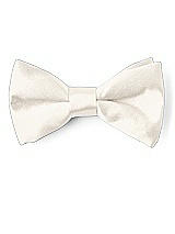 Front View Thumbnail - Ivory Matte Satin Boy's Clip Bow Tie by After Six