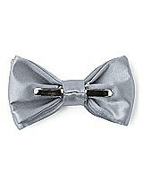 Rear View Thumbnail - Platinum Matte Satin Boy's Clip Bow Tie by After Six
