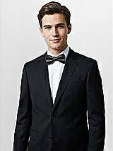 Alt View 1 Thumbnail - Black Classic Yarn-Dyed Bow Ties by After Six