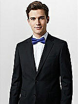 Alt View 1 Thumbnail - Cobalt Blue Classic Yarn-Dyed Bow Ties by After Six