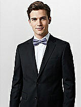 Alt View 1 Thumbnail - French Blue Classic Yarn-Dyed Bow Ties by After Six