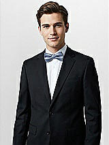 Alt View 1 Thumbnail - Larkspur Blue Classic Yarn-Dyed Bow Ties by After Six