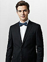 Alt View 1 Thumbnail - Sofia Blue Classic Yarn-Dyed Bow Ties by After Six