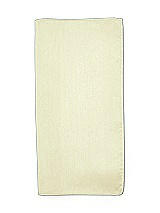 Front View Thumbnail - Butter Yellow Classic Yarn-Dyed Pocket Squares by After Six
